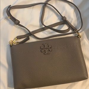 Tory Burch small McGraw top zip cross body